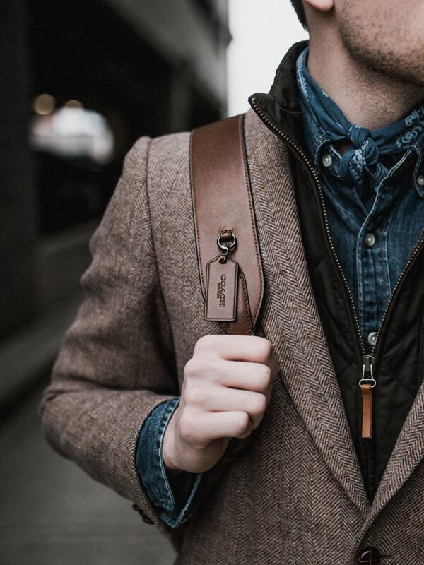 Premium Rustic Canvas & Leather Travel Backpack