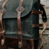 Premium Rustic Canvas & Leather Travel Backpack