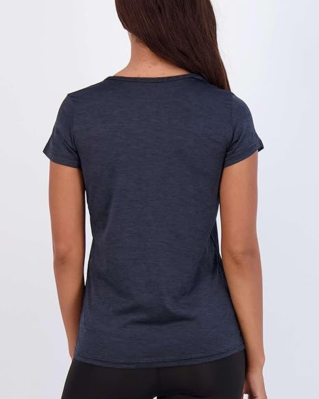 Women's Dry Fit Short Sleeve V Neck Workout Top - Fitness Gym Athletic Yoga T-Shirt (Plus Available)