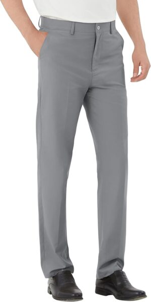 Men's Tall Classic Fit Flex Flat Front Dress Pants Formal Pants for Business & Office