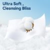 Winner Soft Face Towels, 100% USDA Biobased Facial Towels, Unscented Cotton Tissues for Sensitive Skin