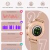 Smart Watch for Women – Rose Gold Mesh Strap