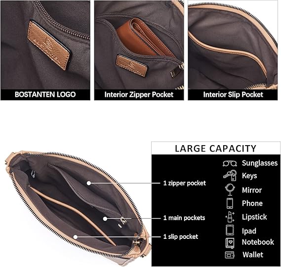 Crossbody Bags for Women Trendy Vegan Leather Hobo Purses Shoulder Handbags With Wide Shoulder Strap