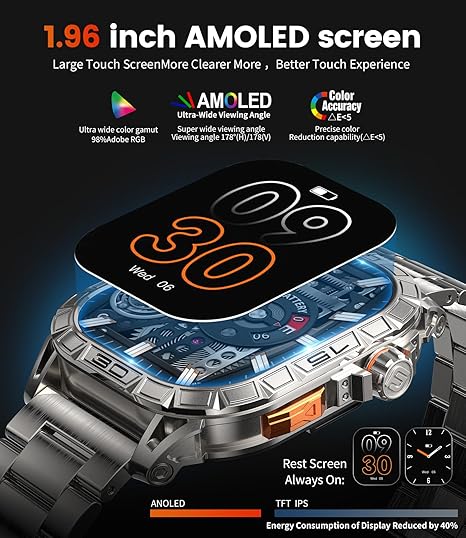 Smart Watch Classic Steel Strap Edition