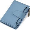 Small Wallet Women RFID Blocking Soft Leather Bifold Compact Card Holder Wallet for Women