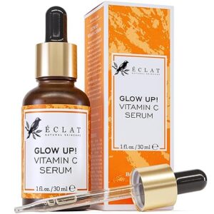 Vitamin C Face Serum - Skin Care for Dark Spots, Vitamin C Serum with Hyaluronic Acid, Ferulic Acid, & Vit E - Anti Aging and Skin Brightening