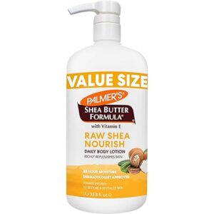 Palmer's Shea Formula Raw Shea Body Lotion for Dry Skin, Hand & Body Moisturizer