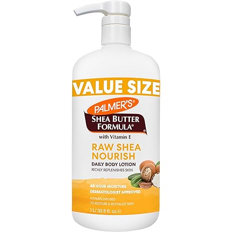 Palmer's Shea Formula Raw Shea Body Lotion for Dry Skin, Hand & Body Moisturizer