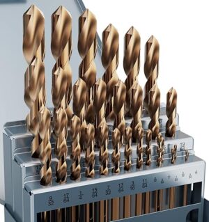 Stainless Steel Drill Bit Set 13-Piece