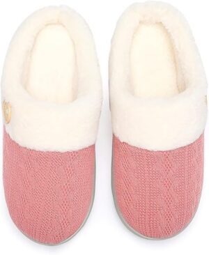 Women’s Winter Fur Slippers – Warm & Cozy