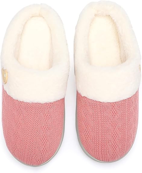 Women’s Winter Fur Slippers – Warm & Cozy