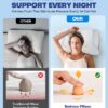 Sleep Doctor Approved Cervical Neck Pillow for Sleeping, Ergonomic Contour Side Sleeper Pillows for Adults, Cooling Orthopedic Pillow for Pain Relief Support, Memory Foam Pillows Back Stomach Sleepers