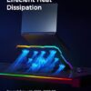 Laptop Cooling Pad RGB 5-Fan