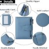 Small Wallet Women RFID Blocking Soft Leather Bifold Compact Card Holder Wallet for Women
