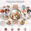 Smart Watch for Women – Rose Gold Mesh Strap