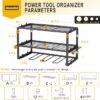 Heavy-Duty Toolbox Organizer 3-Laye