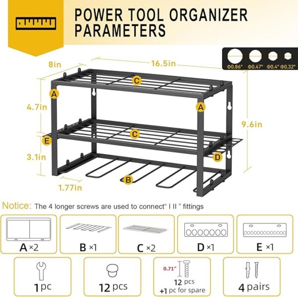 Heavy-Duty Toolbox Organizer 3-Laye