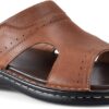 Men’s PU Leather Sandals – Summer Wear