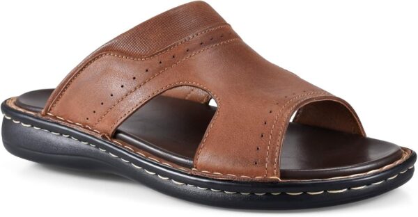 Men’s PU Leather Sandals – Summer Wear