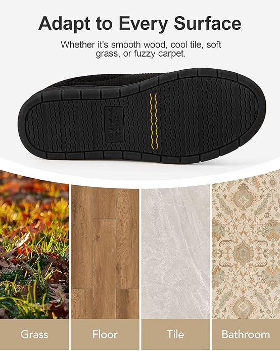 Men’s Soft Foam Slippers – Indoor/Outdoor