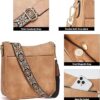 Crossbody Bags for Women Trendy Vegan Leather Hobo Purses Shoulder Handbags With Wide Shoulder Strap