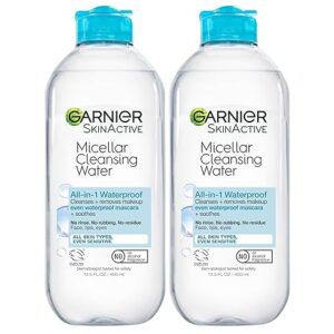 Micellar Water for Waterproof Makeup, Hydrating Facial Cleanser & Makeup Remover