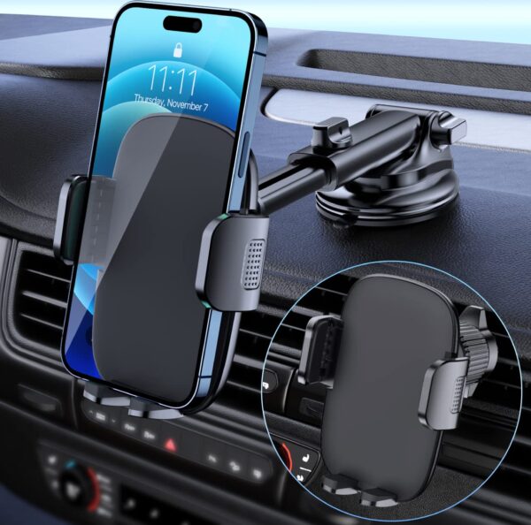 Mobile Holder For Dashboard & Windshield