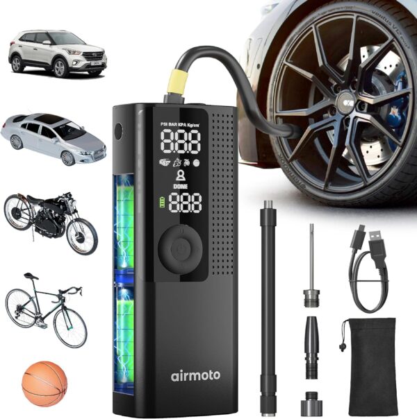 Digital Tire Inflator Air Pump Portable