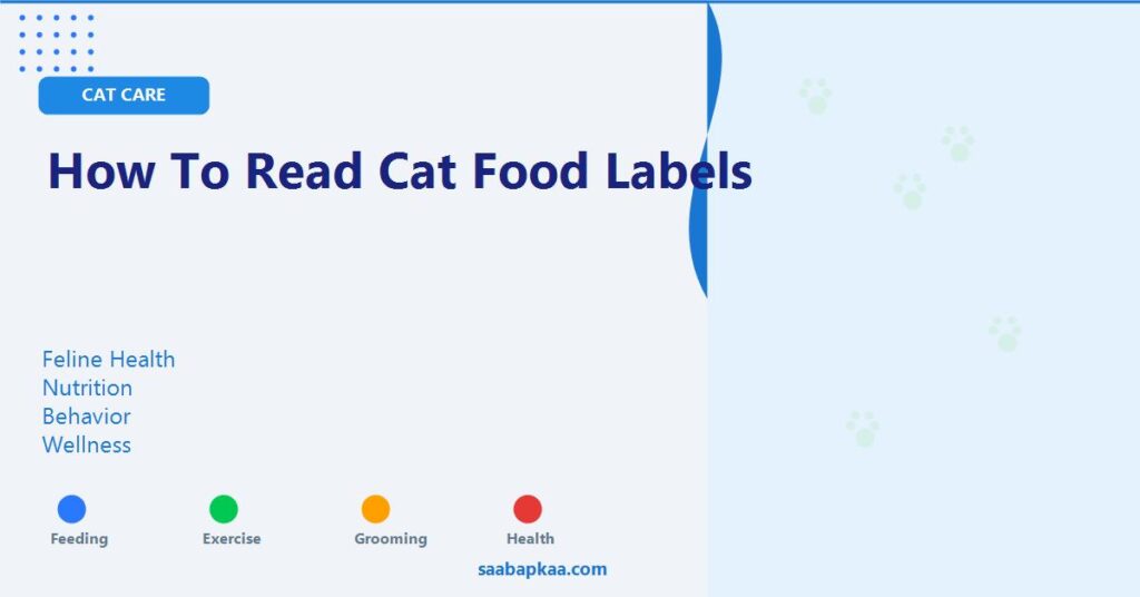 How To Read Cat Food Labels - saabapkaa.com